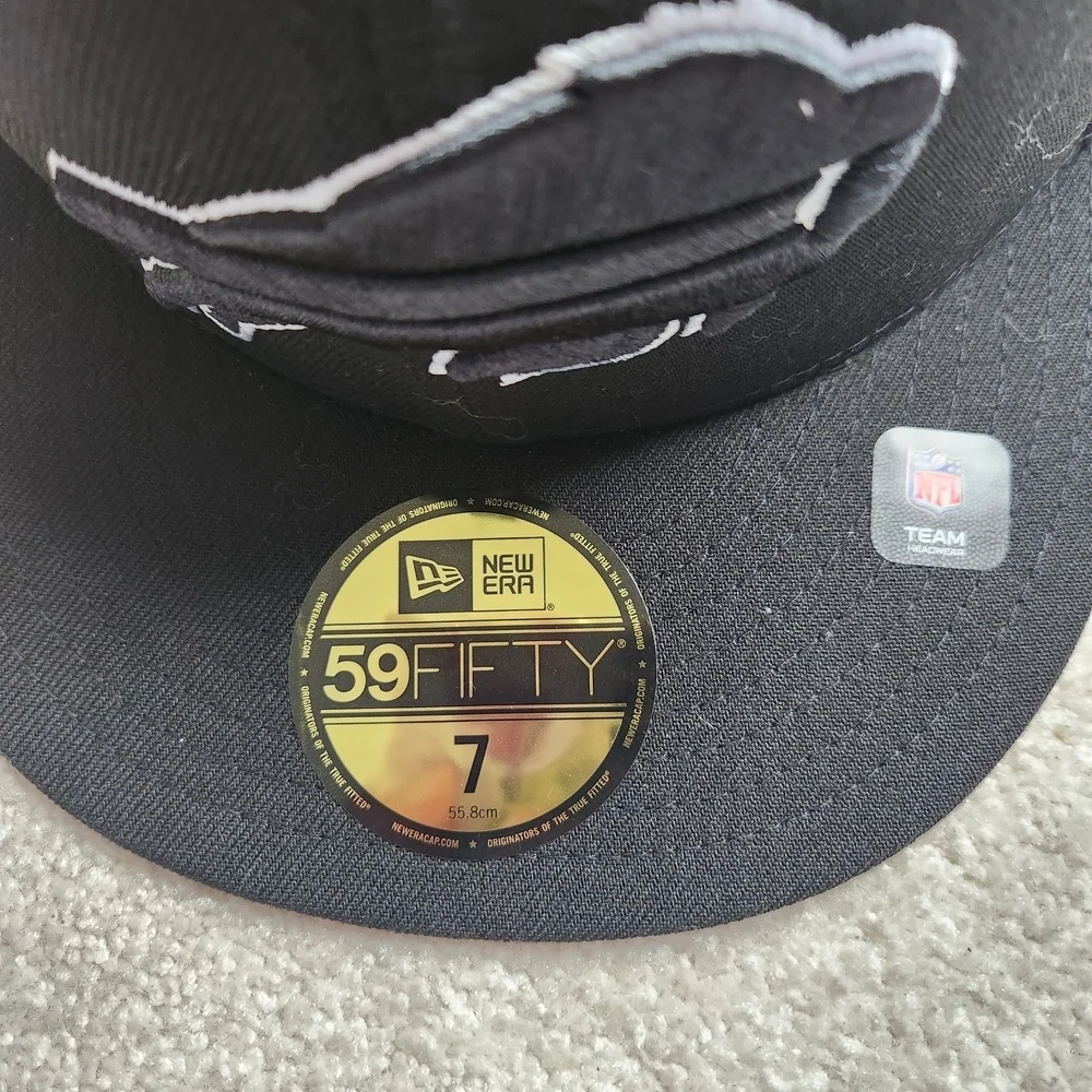 Black Fitted Buffalo Bills Baseball Hat, Kids